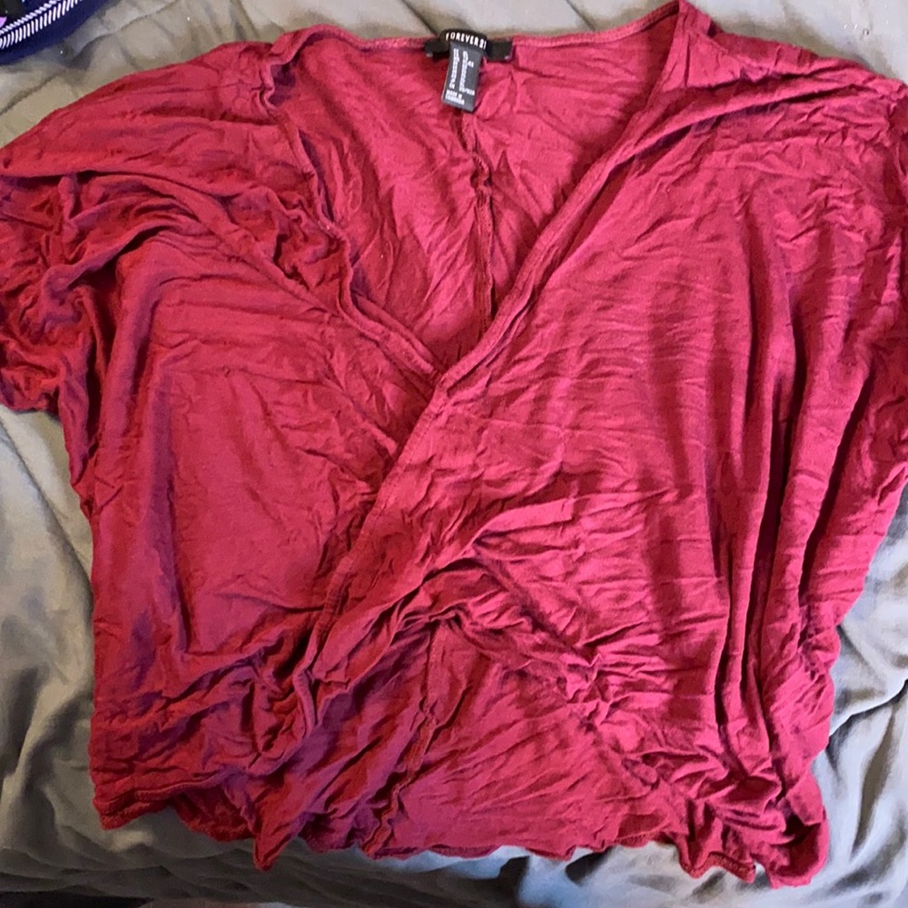 Forever 21 Flowy Crop Top